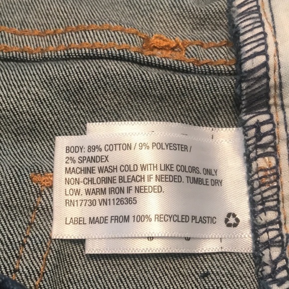 NWOT Universal Thread High Rise Skinny Jeans Size 6/28R Dark Wash Raw Hem - Picture 7 of 10